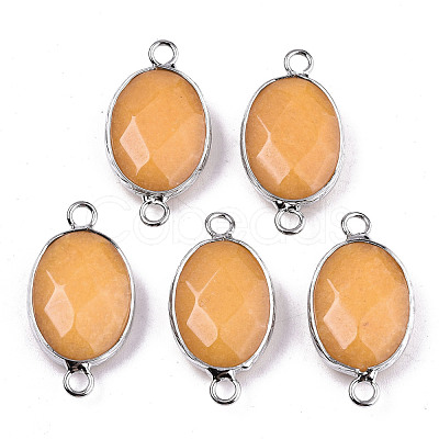 Natural White Jade Links/Connectors G-T131-102-26-1