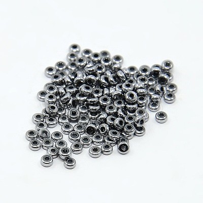 Electroplate Non-magnetic Synthetic Hematite Beads Strands G-J216D-08-1