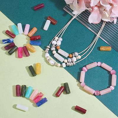 140Pcs 14 Colors Acrylic Beads MACR-SZ0001-78-1