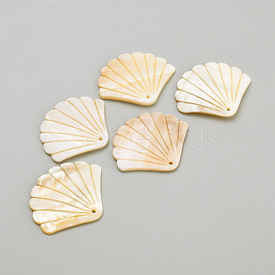 Freshwater Shell Pendants SHEL-Q008-90-1