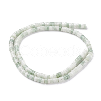 Natural Green Spot Jasper Beads Strands G-L528-13-1