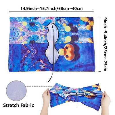 Polyester Book Covers OFST-WH0009-032-1