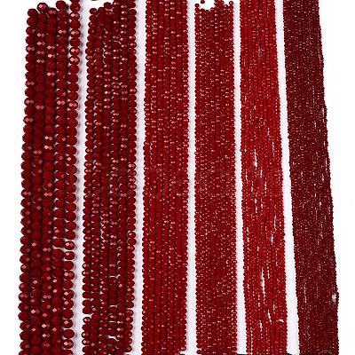 Opaque Solid Color Imitation Jade Glass Beads Strands LS-EGLA-A044-P8mm-D02-1