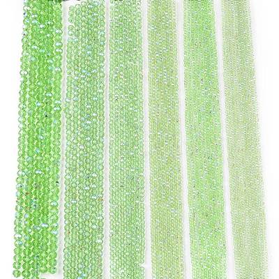 Electroplate Glass Beads Strands EGLA-A044-T1mm-L09-1