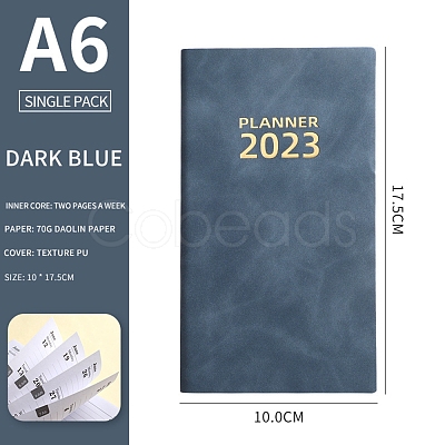 2023 Notebook with 12 Month Tabs AJEW-A043-02B-1