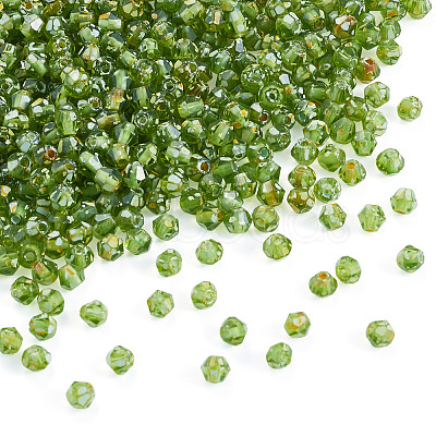 Picasso Baking Paint Glass Seed Beads SEED-TA0001-62E-1
