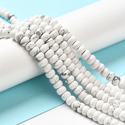 Synthetic Howlite Beads Strands X-G-K340-B06-01-1