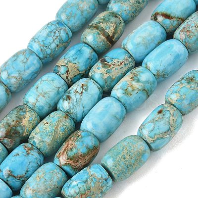 Natural Magnesite Beads Strands GG-CBA6BAC-E06-1
