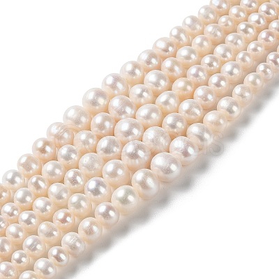 Natural Cultured Freshwater Pearl Beads Strands PEAR-E018-67-1