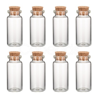 Glass Jar Bead Containers CON-Q005-1