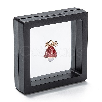 Square Transparent PE Thin Film Suspension Jewelry Display Box CON-D009-01B-03-1
