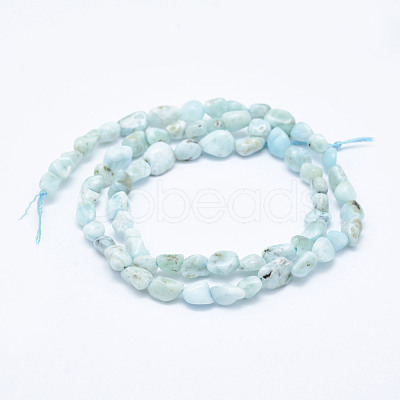 Natural Larimar Beads Strands G-K203-48-1