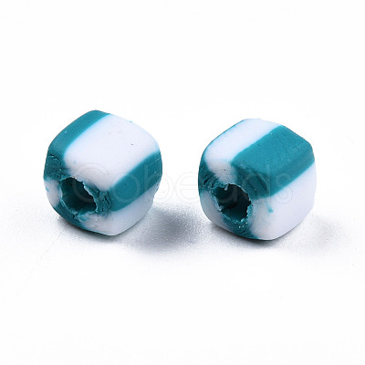 Handmade Polymer Clay Beads Strands CLAY-N010-074-02-1