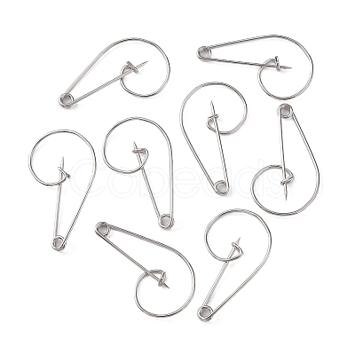 Iron Brooch Findings X-IFIN-K028-01P-1