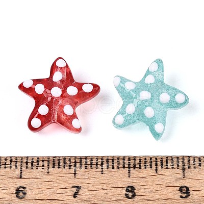 Glass Enamel Beads Strands GLAA-T028-04-1