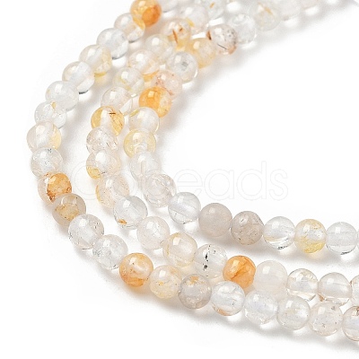 Natural White Topaz Beads Strands G-RM250101-E9-1