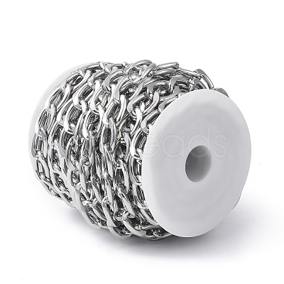 Oval Oxidation Aluminum Curb Chains CHA-K003-08P-1