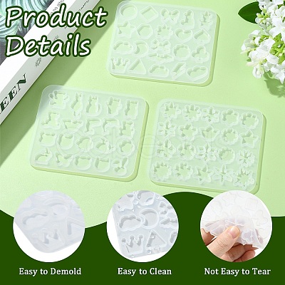 3Pcs 3 Styles Silicone Mold SIMO-CJ0001-03-1