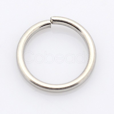 Tarnish Resistant 304 Stainless Steel Open Jump Rings A-STAS-E067-05-7mm-1