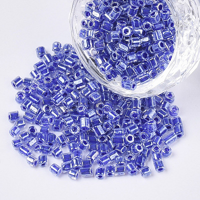 8/0 Two Cut Glass Seed Beads SEED-S033-10A-02-1