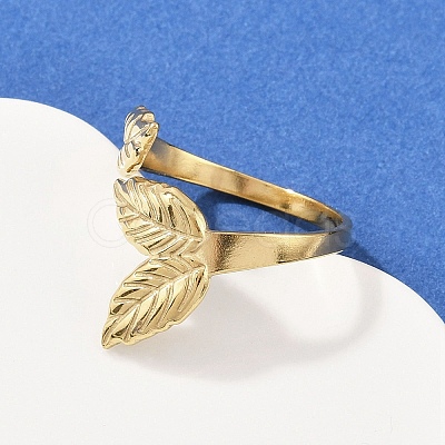 304 Stainless Steel Cuff Rings RJEW-D332-03G-1