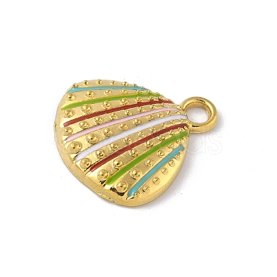 304 Stainless Steel Enamel Pendants STAS-P408-07A-G-1-1