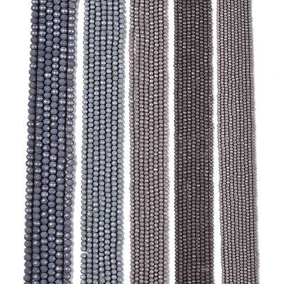 Opaque Solid Color Imitation Jade Glass Beads Strands LS-EGLA-A044-P3mm-D10-1