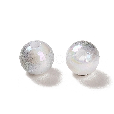 Opaque Acrylic Beads OACR-Z016-01B-07-1