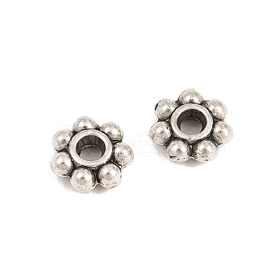 Tibetan Style Alloy Spacer Beads FIND-D041-03AS-1