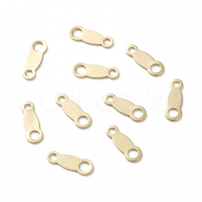 Brass Chain Tabs KK-L205-01-1