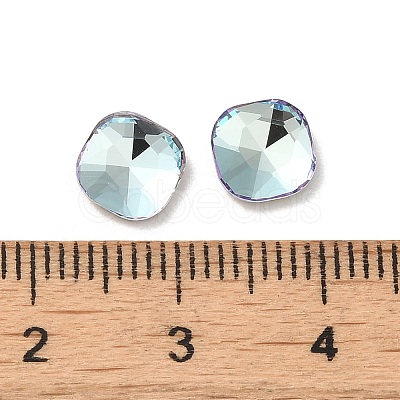 Glass Rhinestone Cabochons RGLA-P037-07B-D202-1