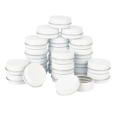 Round Aluminium Tin Cans CON-WH0079-13E-1