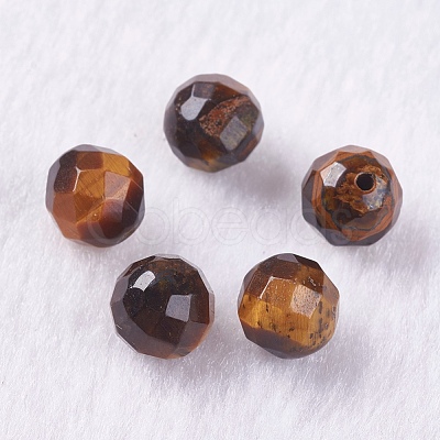 Natural Tiger Eye Beads G-K275-19-8mm-1