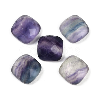 Natural Colorful Fluorite Cabochons G-I370-04B-1