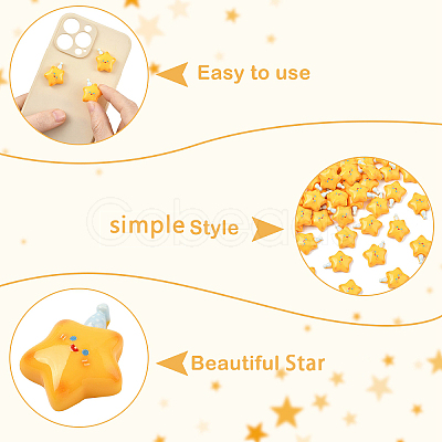 Opaque Resin Cabochons RESI-YW0005-38-1-1