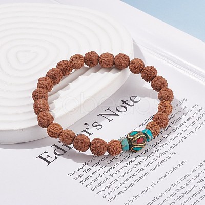 Mala Beads Bracelet BJEW-JB08256-1