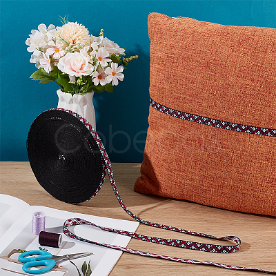 National Style Polyester Ribbons SRIB-WH0011-309B-1