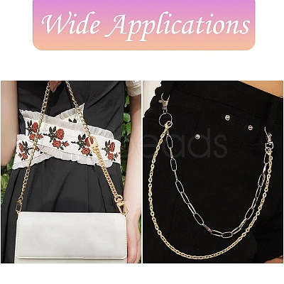 5Pcs 5 Styles Iron Purse Chains FIND-CJ0003-99-1