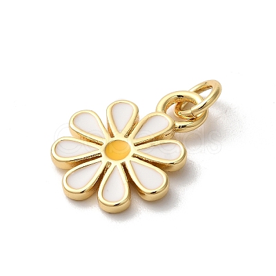 Rack Plating Brass Enamel Pendants KK-Z056-47G-03-1