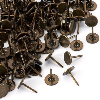 100Pcs Iron Sofa Flat-Head Nail IFIN-TA0001-81-1