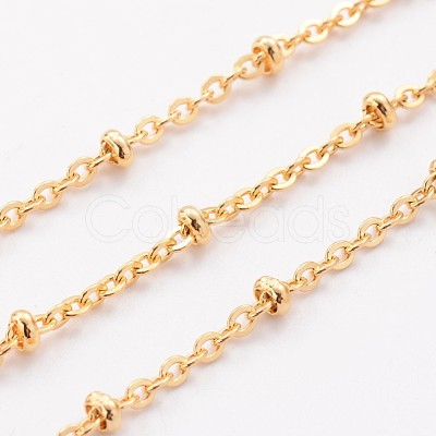 3.28 Feet Ion Plating(IP) 304 Stainless Steel Cable Chains X-CHS-H007-20G-1