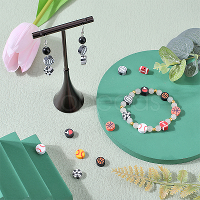 160Pcs 8 Style Handmade Polymer Clay Beads CLAY-SC0001-59-1