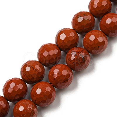 Natural Red Jasper Beads Strands G-E571-43B-1