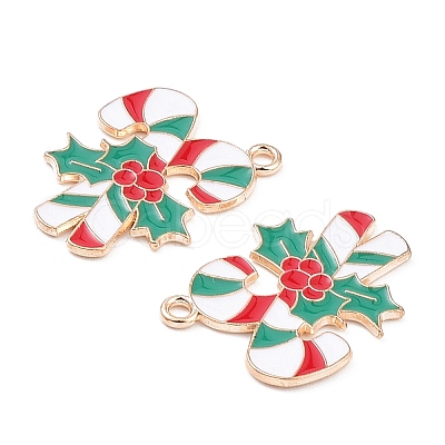 Christmas Alloy Enamel Pendants LS-PALLOY-K007-08KCG-1