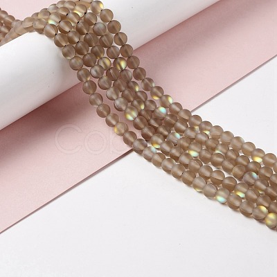 Synthetic Moonstone Beads Strands G-E573-01A-07-1