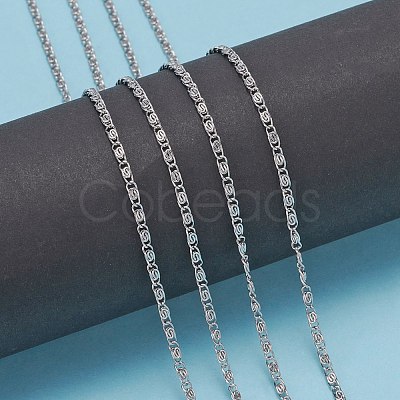 Tarnish Resistant 304 Stainless Steel Lumachina Chains CHS-R009-13-1