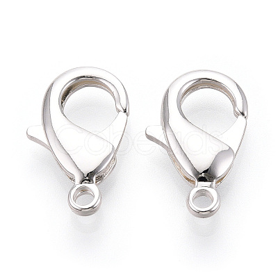 Brass Lobster Claw Clasps KK-YW0004-01E-S-1