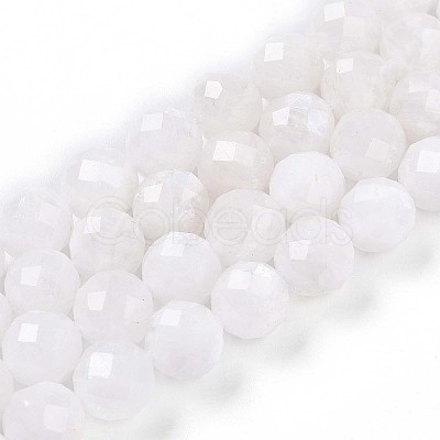 Natural Rainbow Moonstone Beads Strands G-S345-10mm-36-1