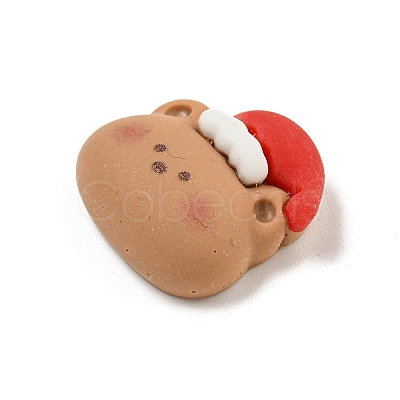 Christmas Theme Opaque Resin Decoden Cabochons CRES-B022-06J-1