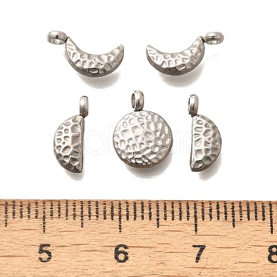 5Pcs 304 Stainless Steel Charms STAS-R140-01P-1